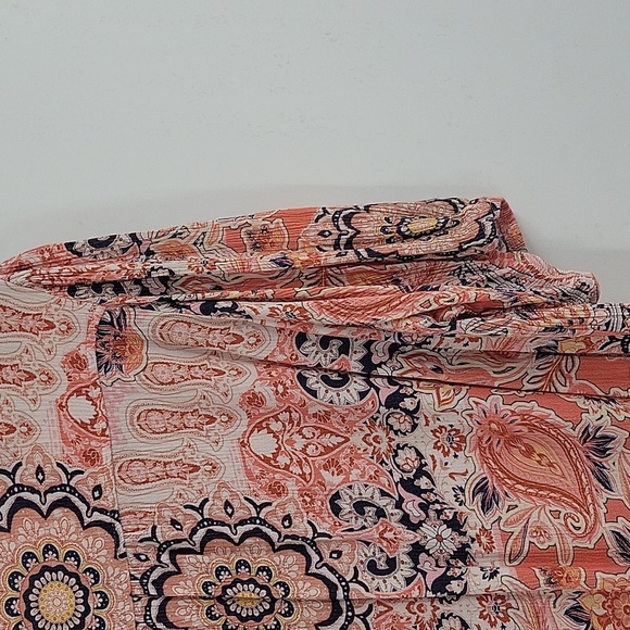 Nurture by Lamaze Pink Flutter Sleeve Blouse with Relaxed Pleats - Picture 13 of 16